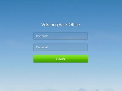 Login Screen button form login ui