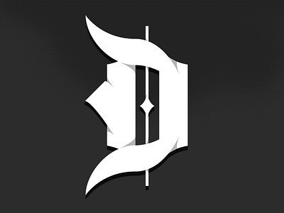 Black Letter "D" black letter d lettering letters