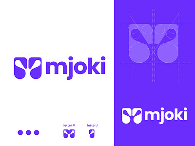 M + J letter logo (mjoki) app logo best logo brand logo branding business logo colourful logo creative creative logo design design graphic design letter logo logo mark logotype m j letter logo m j logo icon minimal logo mj logo simple