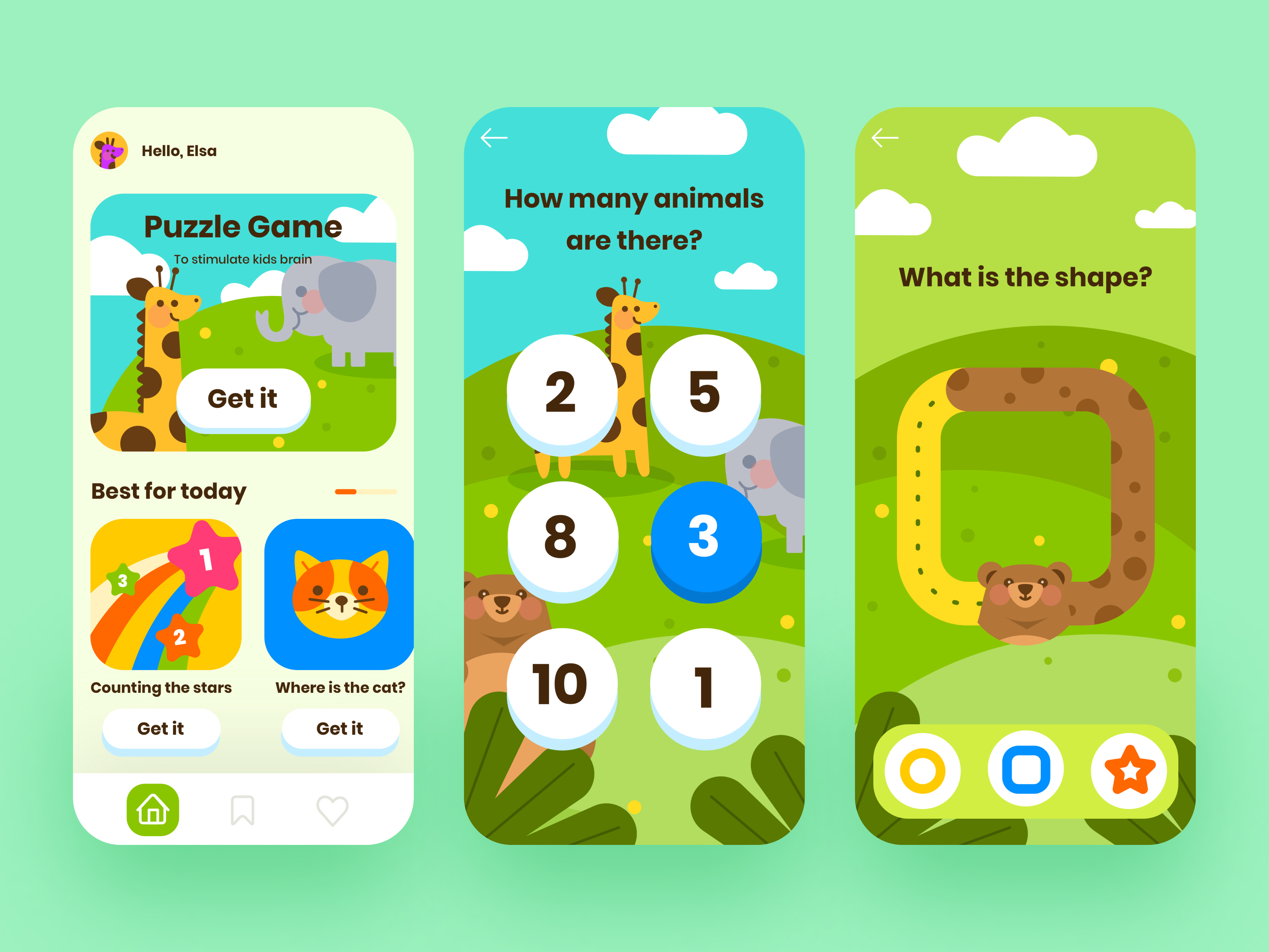 Re-design Doodle Jump UI Game.. #userinterface #game #design #ui 