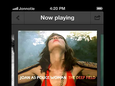 Now Playing favorite iphone music player