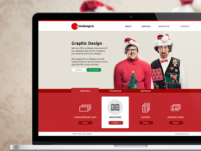PrintDesign.ie new look hidden depth red usp xmas