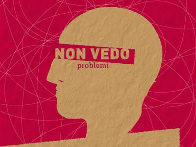 Don't See advertise disability dont see hear illustration paper rough social social cause speak