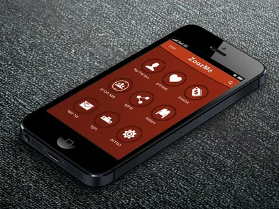 ZoozMe - A new iPhone project gps icon ipad iphone location maps psd ui ux