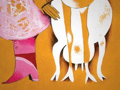 Goat illustration animal atrokhau goat illustration