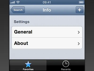 iOS 6 Template freebie sketch