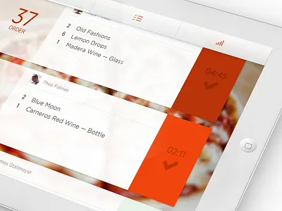 WIP Bar App bartender ipad mobile point of sales system pos