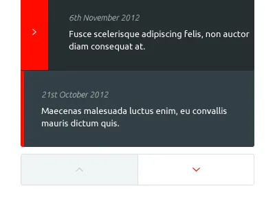 Newsfeed Dark clean minimal news newsfeed red ui web design white