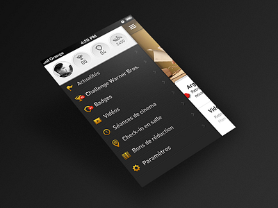 iOS App My Warner app ios menu mobile
