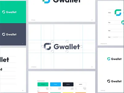 Gwallet Branding ahmedabad brand branding color design figma figmadesign graphic design gwallet icon india kmilan101 logo milan kodavala milan sagar minimal typography ui ux vector