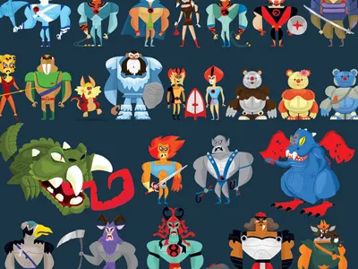 Thundercats Compendium 80s poster print thundercats