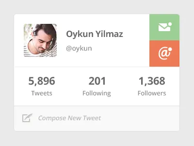 Twitter Profile icon oykun profile rebound twitter web