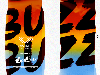 Coffee Packaging Submission coffee gradient grunge packaging typography