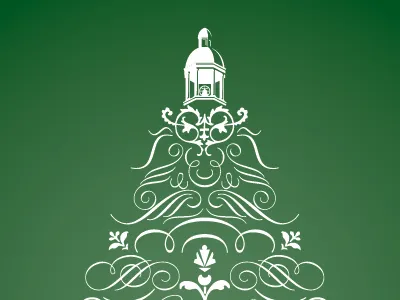 holiday card top christmas collage holiday swoosh