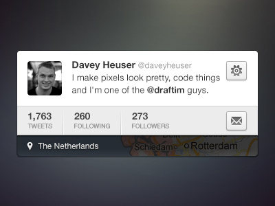 Another Twitter thing account clean download freebie information profile psd rebound settings twitter ui user widget