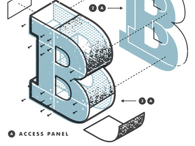 The Exploded Alphabet / B