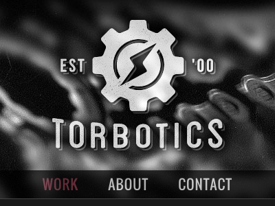 Masthead dark gear header logo masthead website