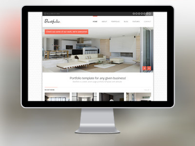 Bestfolio - Portfolio Template portfolio web template