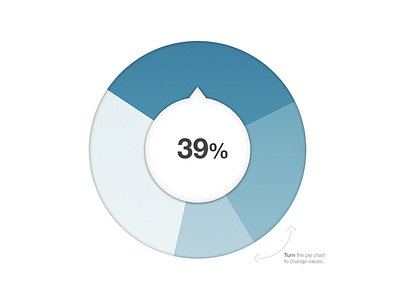 Blueberry Pie blue chart circle graph pie