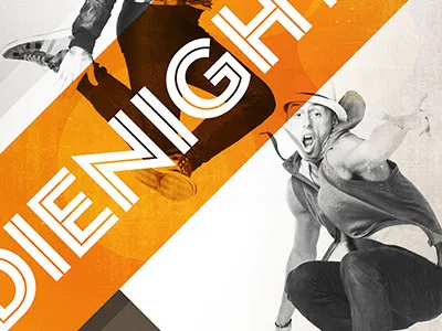 Indienights Dec 2012 club clubbing music poster