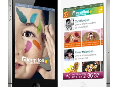 Marmiton Telethon 2012 icone ios marmiton retina telethon