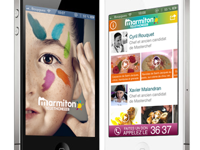 Marmiton Telethon 2012 icone ios marmiton retina telethon