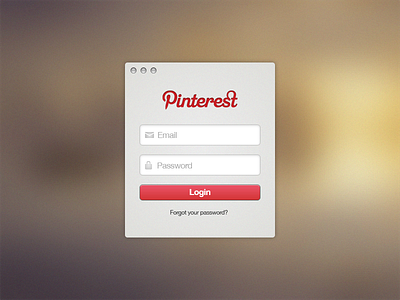 Pinterest Login Window login pinterest practice window