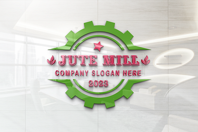 Jute Mill Logo Design brand design graphic design identity illustration jute mile logo jute mill logo design logo logo design logofolio2023 logotipo logotype mile logo visual identity