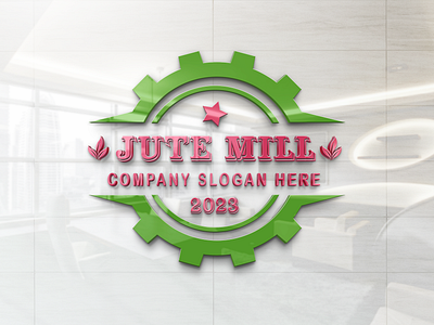 Jute Mill Logo Design brand design graphic design identity illustration jute mile logo jute mill logo design logo logo design logofolio2023 logotipo logotype mile logo visual identity
