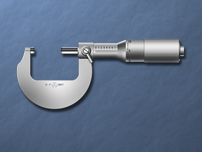 Micrometer illustration micrometer