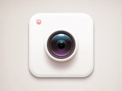 Camera camera icon shenghui ui white