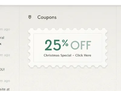 Coupons design edmonsans font lucida type typography ui ux