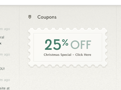 Coupons design edmonsans font lucida type typography ui ux