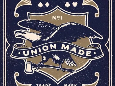 Lincoln Card Co. 2 amurica blksmith design illustration lettering texture type