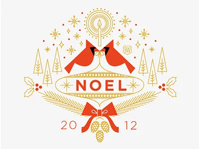 Woodard Christmas Card 2012 bird candle christmas forest greeting card holiday holly season