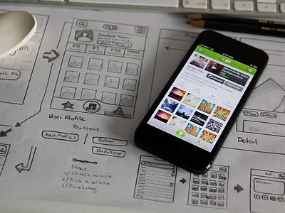 Profile UI 2 page app design ios profile ui