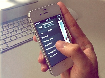 Portfolio App application ios iphone mobile mobile portfolio portfolio portfolio app ui