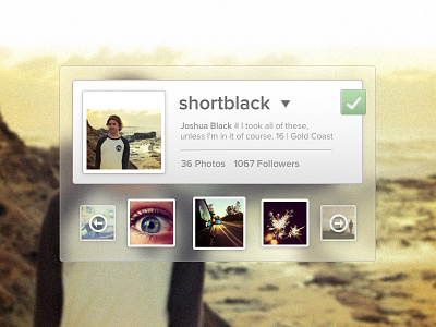 Instabound - Instagram Widget Rebound icon instagram interface rebound sketch vector