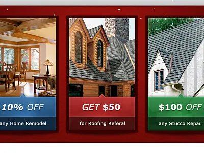 Landing Page Update blue green holiday landing page red slider snowflake specials tabs update