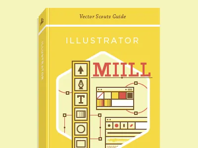 VS Guide Cover Template book cover dialog icons illustration illustrator pen tool swatches template tools typography vector