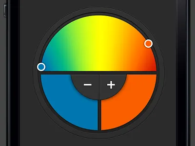 O Light Divine controller custom ios 6 iphone iphone 5 lights ui user interface design