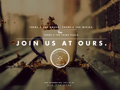 The Third Place arizona bokeh coffee design didot flagstaff futura icons linotype logo numbers photography typography