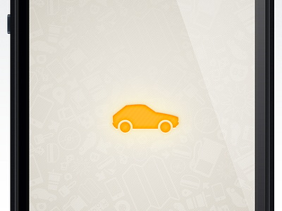 Loading Screen app background car hatchback illustration ios iphone5 loading onboarding