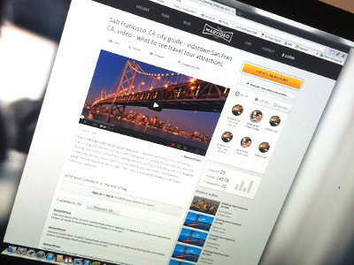 Landing video page interactive landing tag tags the mad video video