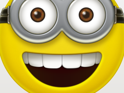 Minion emoticon icon metal minion