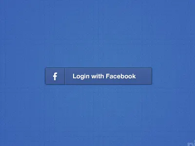 Facebook Login Button button facebook icon login social ui