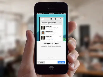 Gmail 2.0 Product Tour app apple gmail google ios ipad iphone retina tour