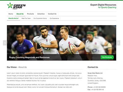 Green Star Media Homepage carousel green green button helvetica helvetica neue minimal minimal design minimal nav nav bar navigation next prev simple simple navigation simplistic slide navigation slider slider handles website