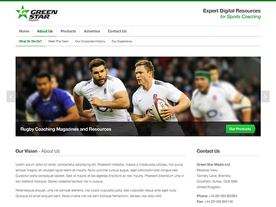 Green Star Media Homepage carousel green green button helvetica helvetica neue minimal minimal design minimal nav nav bar navigation next prev simple simple navigation simplistic slide navigation slider slider handles website