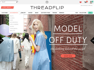 At it again design e commerce fashion ui web